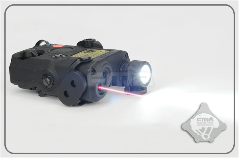 Versão de Atualização Branca + Vermelho Laser com Lentes Lanterna ir Caça Tático Rifle Airsoft Caixa Bateria Tb0074 Fma Peq-15 La5 Led 7 Cheap Luzes de armas