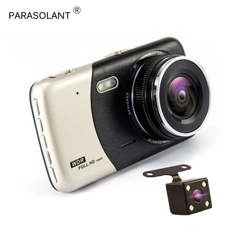 

PARASOLANT 4.0 Inch IPS Screen Car DVR Car Camera Dual Recording Dash Camera Full HD 1080P Video 170 Degree T810 Dash Cam