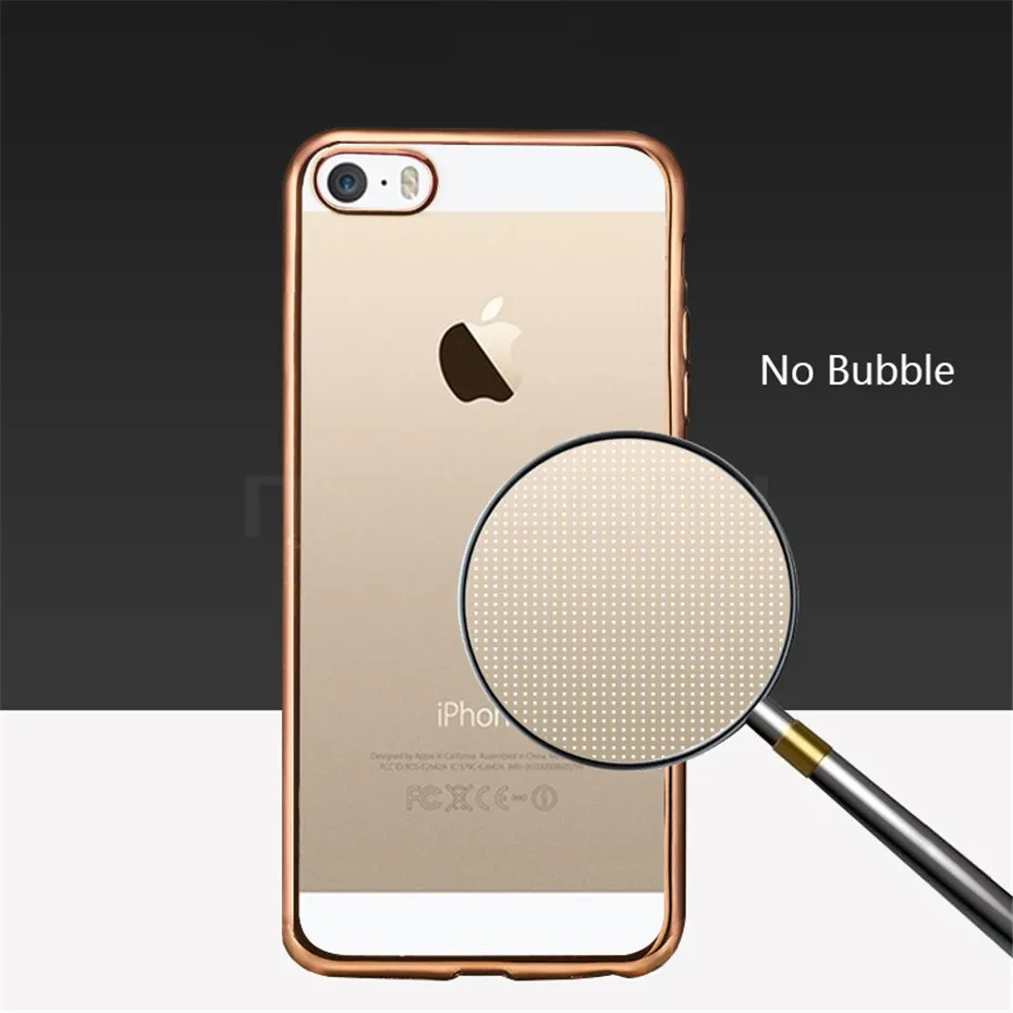 MOUSEMI 5S For iPhone 6 se 5 Case Transparent Silicone Cute Soft Luxury Girl Ultra Thin Capa Cases For iPhone 6 6s Plus 5s Coque (4)