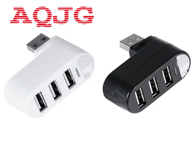 Rotatable High Speed 3 Ports USB HUB 2.0 USB Splitter Adapter for Notebook/Tablet Computer PC Peripherals AQJG Rotatable High Speed 3 Ports USB HUB 2.0 USB Splitter Adapter for Notebook/Tablet Computer PC Peripherals AQJG