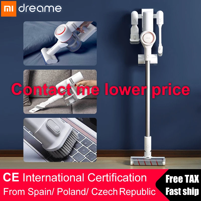 

[Fast Ship] Xiaomi Dreame V9 Handheld Wireless Vacuum Cleaner Protable Wireless Cyclone Filter Strong Suction Carpet Dust