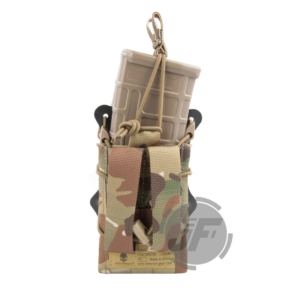 Emerson двойная винтовка модульная 5,56 M4 M16 AR15 SR52 P-MAGS M1A1 G3 подсумок Emersongear MOLLE большой емкости Mag Перевозчик