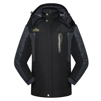

Fashion Men's Plus Size Outdoor Sport Winter Thicken Cotton Coat Multifunction Winter Jacket Cold Protection Keep Warm Coat Top