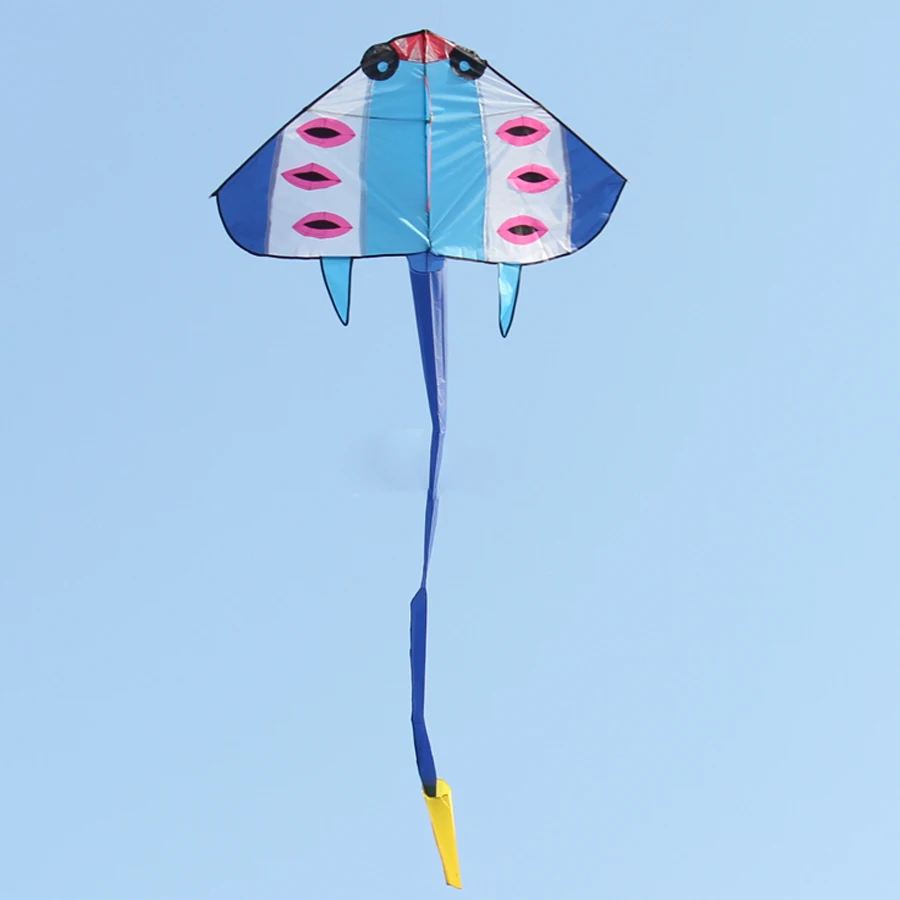 2.4M Light Wind Flying Kite Single Line Fish Kite Kids Toy Gift Fishing