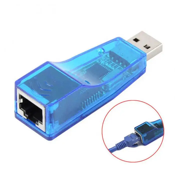 Новинка; Лидер продаж USB 2,0 к локальной сети RJ45 коммутатора Ethernet 10/100 Мбит/с сетевая карта адаптер для Win8 ПК