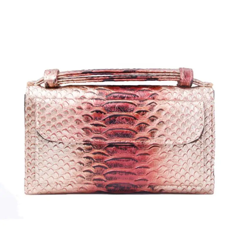 New Style Luxury Handbags For Women Genuine Leather Day Small Clutch One Chain Shoulder Cross-body Bags Crocodile Pattern Purse