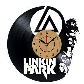 Таймер Linkin Park Виниловая пластинка настенные часы-получить уникальный гараж Настенный декор-идеи подарков для мальчиков и девочек-рок Уникальный Современное искусство - Цвет: 11