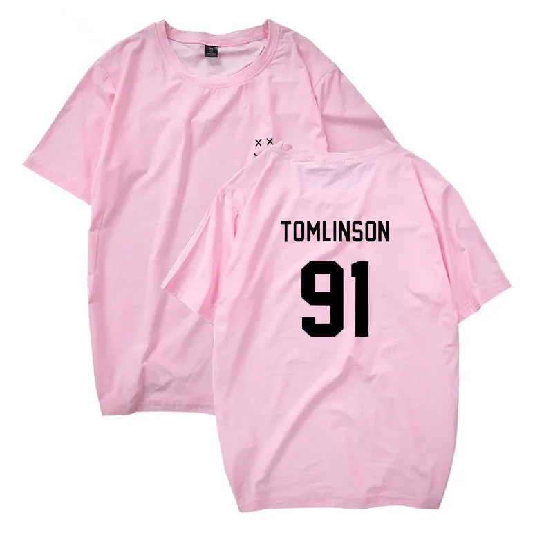 Louis Tomlinson One Direction Short Sleeve T-shirt Men/Women Summer Cotton Tshirt T shirt Plus Size 4XL T shirts Casual Clothes