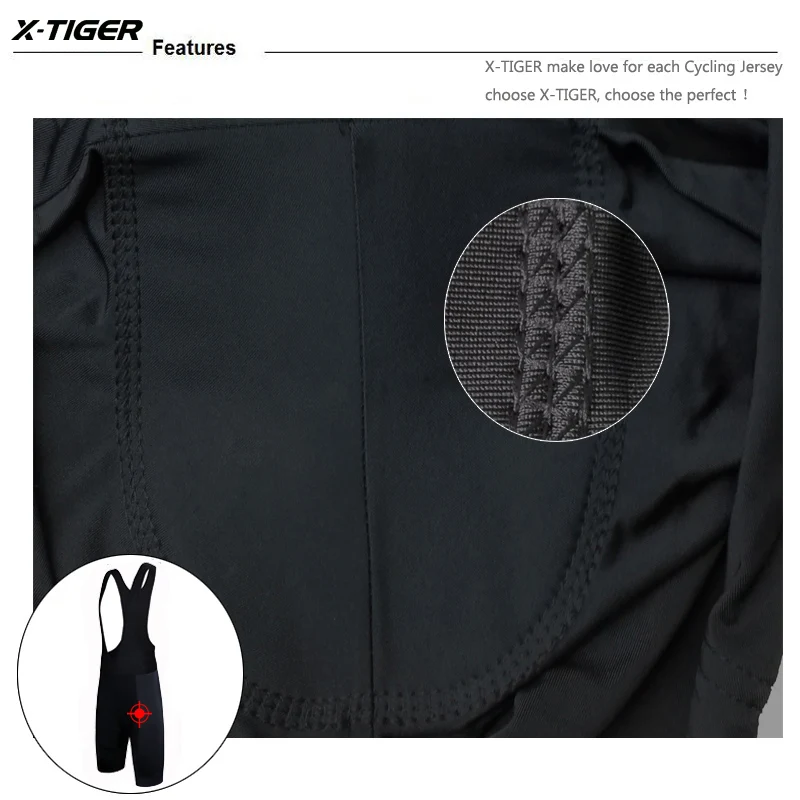 X-Tiger дышащая профессиональная велосипедная Одежда наборы для велоспорта Одежда для горного велосипеда Велоспорт Джерси костюм велосипедиста MTB спортивная одежда