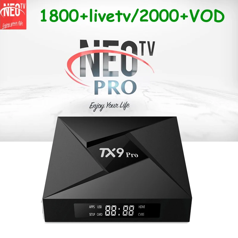 IP ТВ Европа Смарт ip ТВ коробка android TX9 pro S912 3g 32G с NEO tv pro без ежемесячной платы для арабский Франция Бельгия голландские каналы