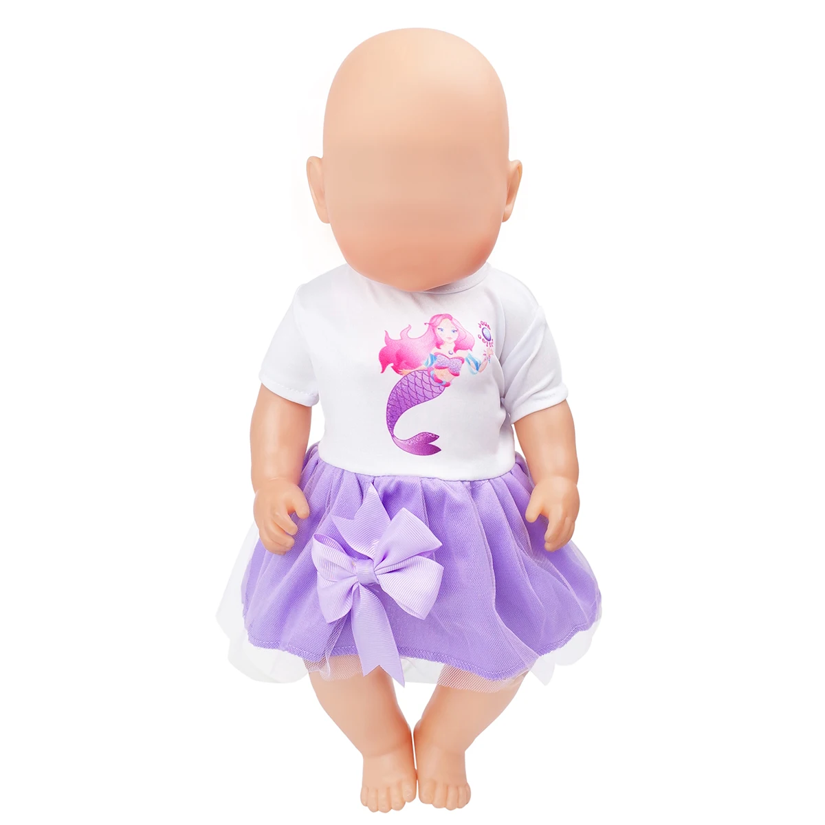 Детская кукольная одежда PellyBaby для новорожденных Размер 40 43 см платье пачка в
