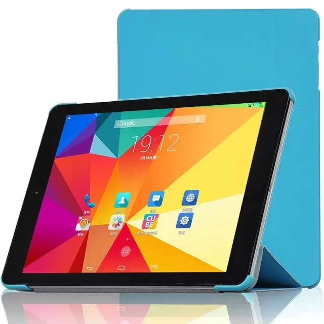 

for Cube T9 Luxury Ultra Slim Silk Pattern PU Leather Case Smart Cover For Cube T9 9.7 Tablet Cover Case