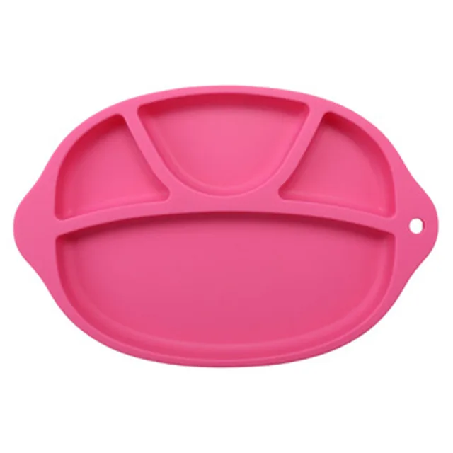 High quality Silicone Baby Bowl Placemat Separated Design Plate Slip