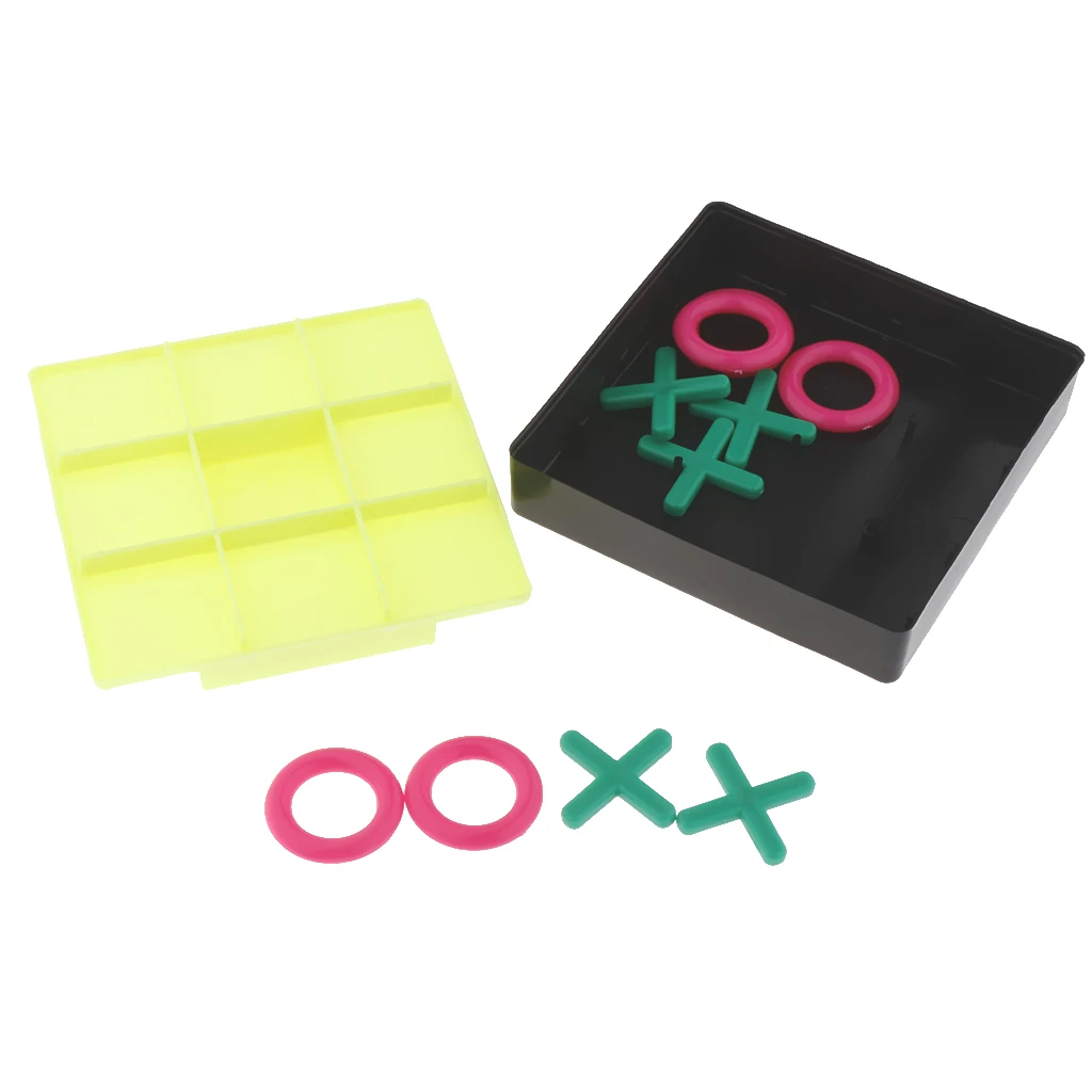 Портативный Tic Tac Toe настольная игра Крытый открытый игрушка для детей и взрослых