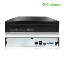 16ch 2MP H.265 NVR сетевой видеорегистратор 1080P 1 HDD 24/7 записывающая IP камера Onvif 2,6 P2P система безопасности Cam G. Ccraftsman
