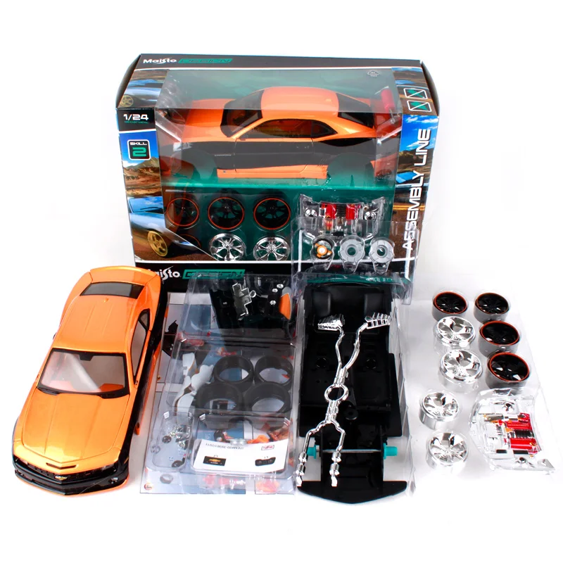 Maisto 1:24 2010 CHEVROLET CAMARO SS RS Сборка DIY литая под давлением модель автомобиля игрушка Новинка в коробке 39361