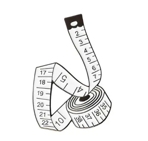 Measuring Tape Enamel Pin Three Colors Cute Sewing Tools Cartoon Tape Measure Brooch Fashion Designer Child Accessories Brooches Aliexpress