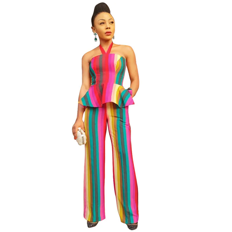 crop top jumpsuit set