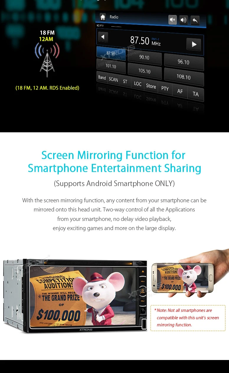 Discount 6.95" 2 Din Car DVD Double Din Car Navigation GPS Two Din Multimedia Player with Built-in Vehicle Standard DAB+ Module 7