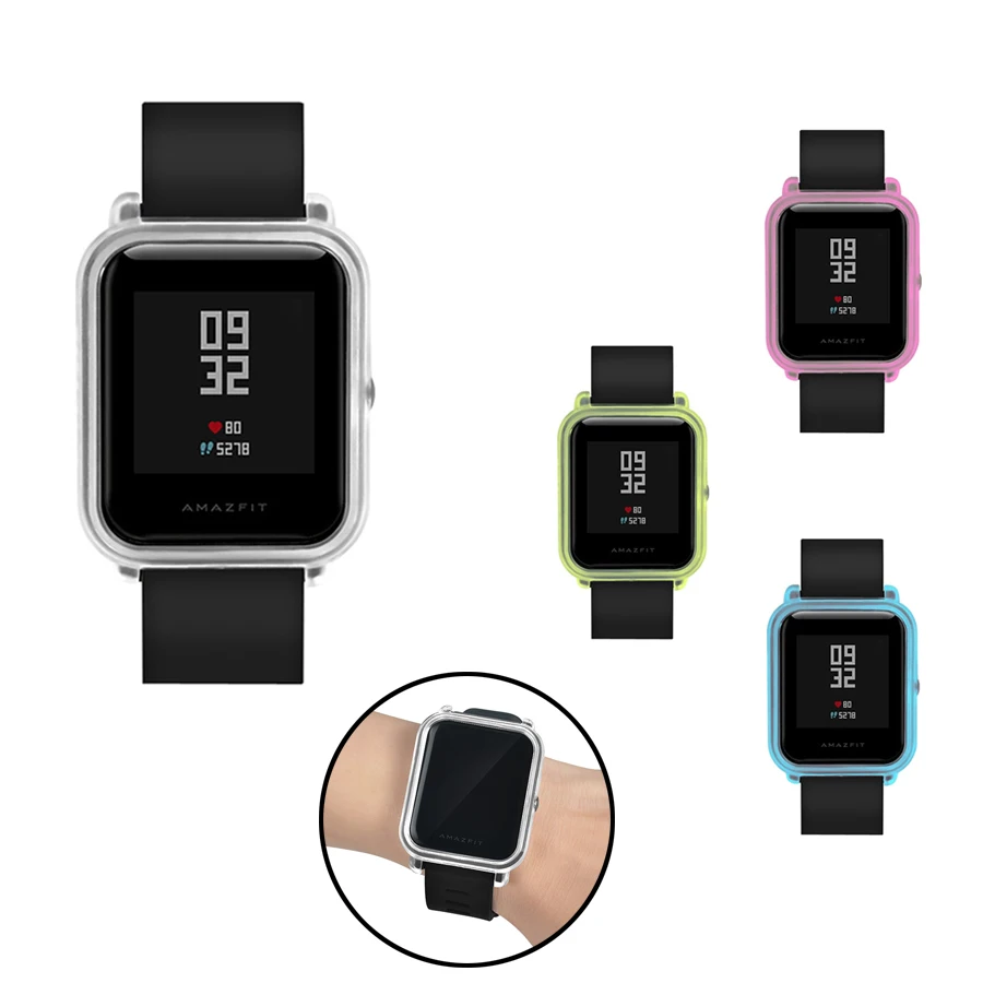 

Hard PC Shell Protector Case for Huami Amazfit Bip Youth Smart Watch Protection Case Cover for Xiaomi Amazfit Bip Accessories