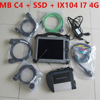 

MB Star SD Connect Compact 4 Star Diagnosis with xplore ix104 i7 Laptop ready to use