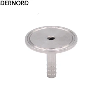 

DERNORD 3/8'' Stainless Steel SUS SS304 Sanitary Hose Barb Pipe Fitting Ferrule OD 50.5mm fit 1.5" Tri Clamp