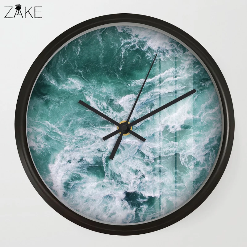 

Nordic Wall Clock Modern Design Silent Living Room Ocean Wall Decor Clock Fashion Home Decoration Relojes De Pared