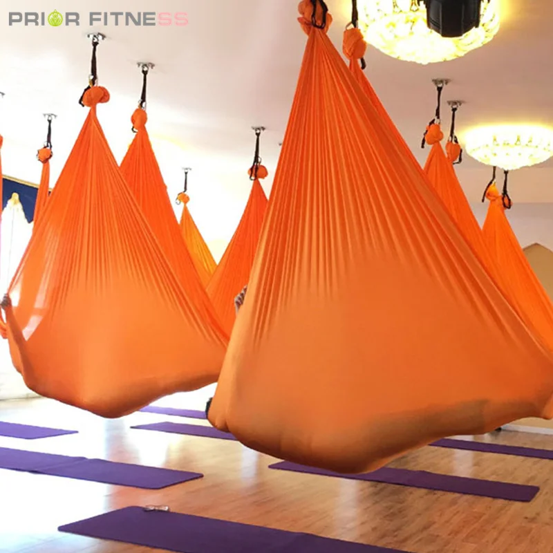 

Elastic 6 meters 2019 Aerial Yoga Hammock Swing Latest Multifunction Anti gravity Yoga belts for yoga training Yoga for sporting