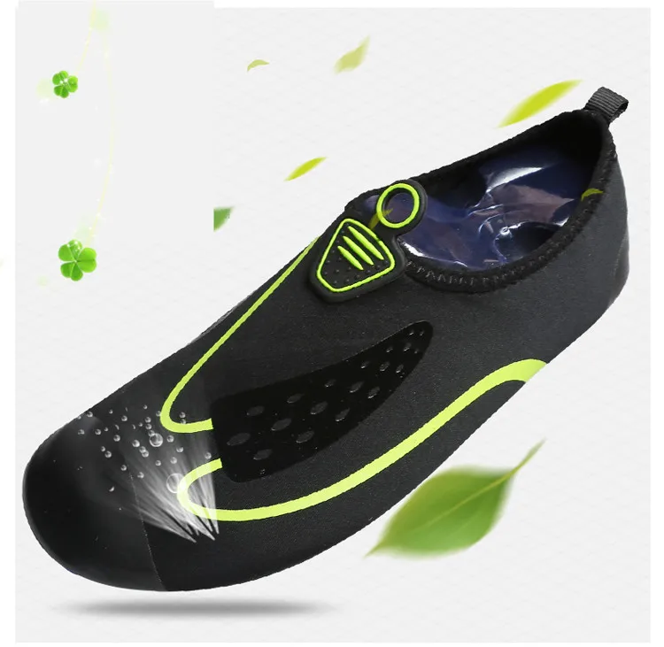 Joomra мужской женский обувь для воды обувь для пляжного отдыха дышащая Спортивная крик Подводные ботинки неопрена дайвинг обувь из флиса кораллового цвета, тапочки шлепанцы для Плавания
