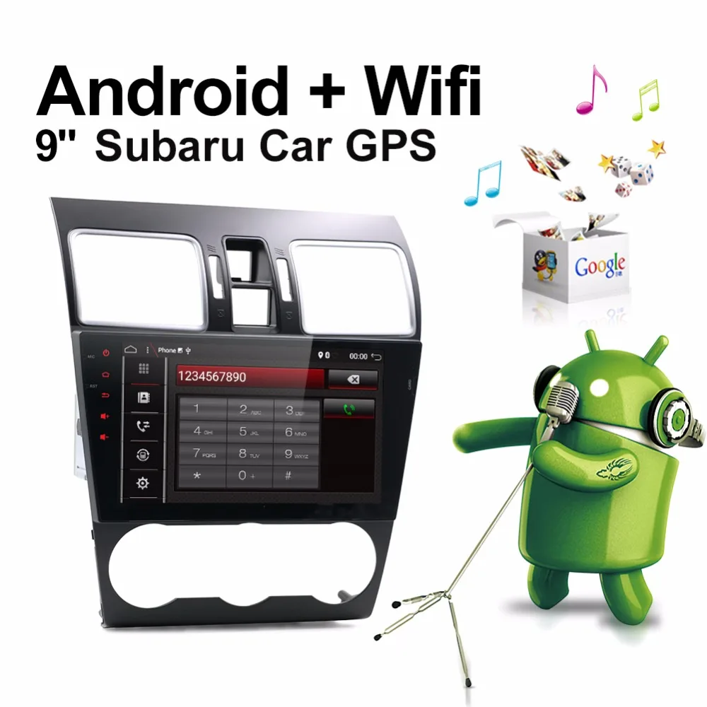 

Bosion 9" Car Multimedia Radio with Frame Android 7.1.1 For Subaru Forester 2017 HD 1024*600 Full Touch Screen GPS Naviagtion BT