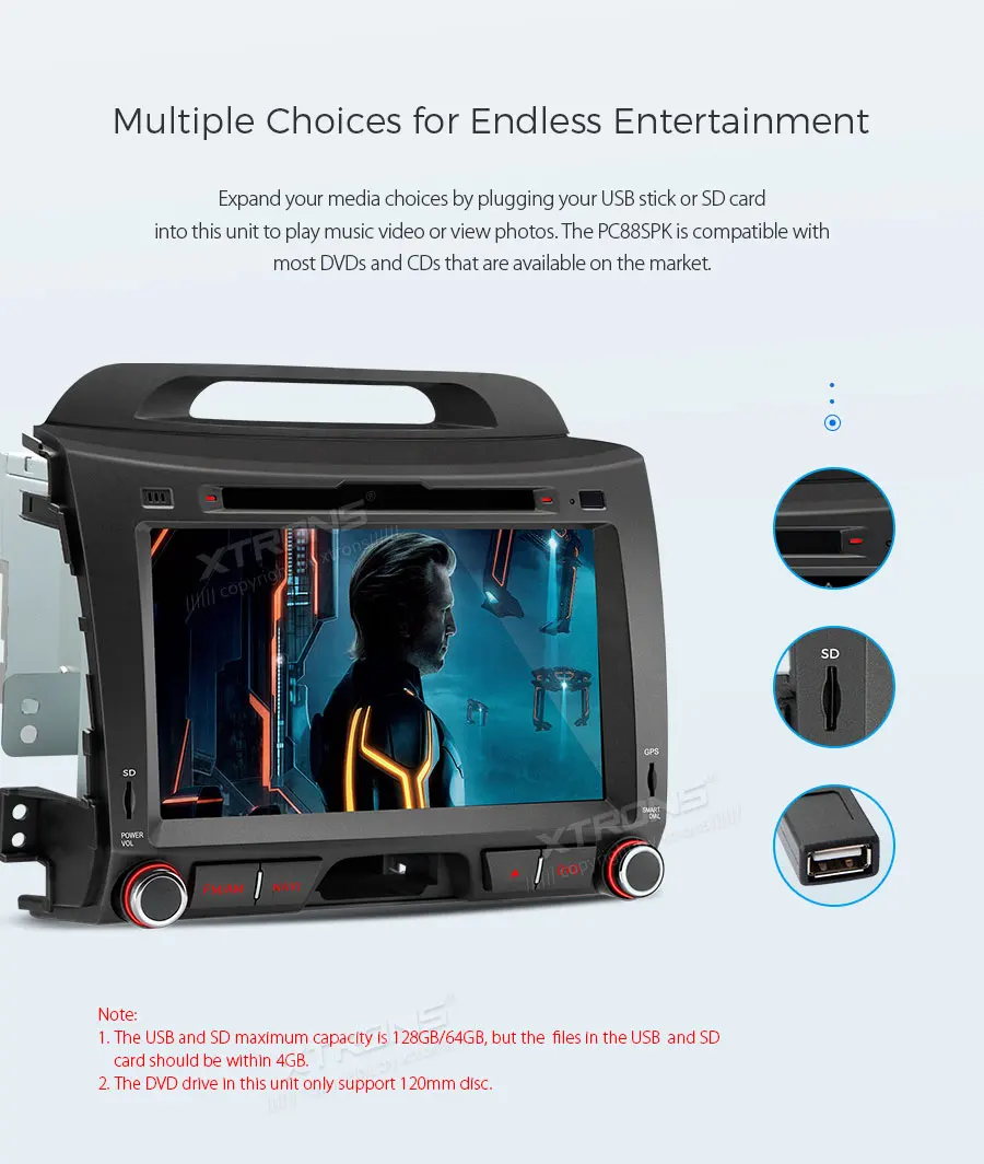 Cheap 8" Android 8.1 Oreo OS Car DVD Multimedia Navigation GPS Radio for Kia Sportage 2010-2016 with Dual Zone Function Support 11