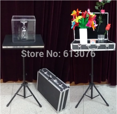 Glass Breaking Table and Coin Into Glass- Remote Control,With Carrying Case,Magic Tricks,Stage,Illusion,Mentalism,Gimmick,Props Glass Breaking Table and Coin Into Glass- Remote Control,With Carrying Case,Magic Tricks,Stage,Illusion,Mentalism,Gimmick,Props