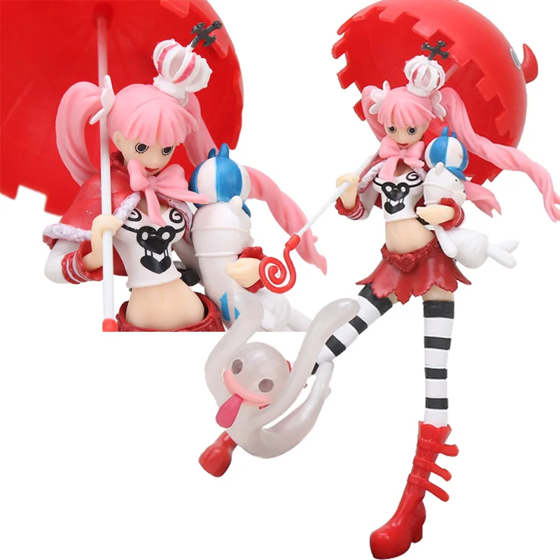

18cm Anime One Piece Figure Ghost Princess Perhona Decorations Action PVC Figure Collectible Doll Toy Brinquedos For Gifts
