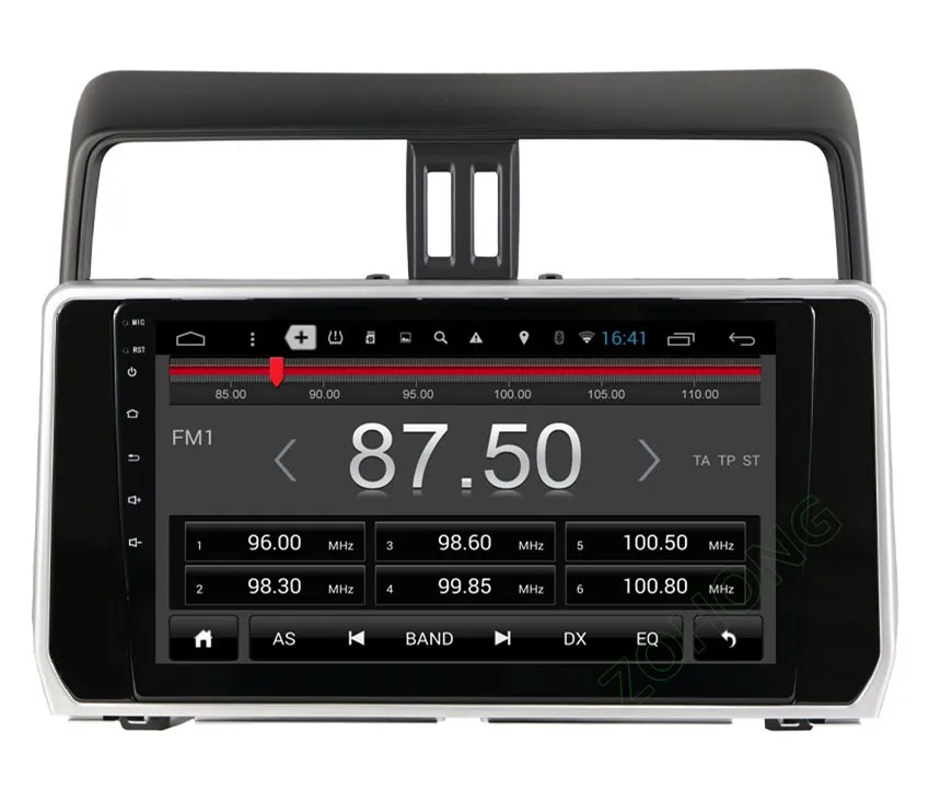 Discount 2.5D 10.2 inch Octa 8 Core 2G+32Gb Android Car DVD Player for Toyota Land cruiser Prado 150 2018 2019 autoadio GPS Navigation BT 28