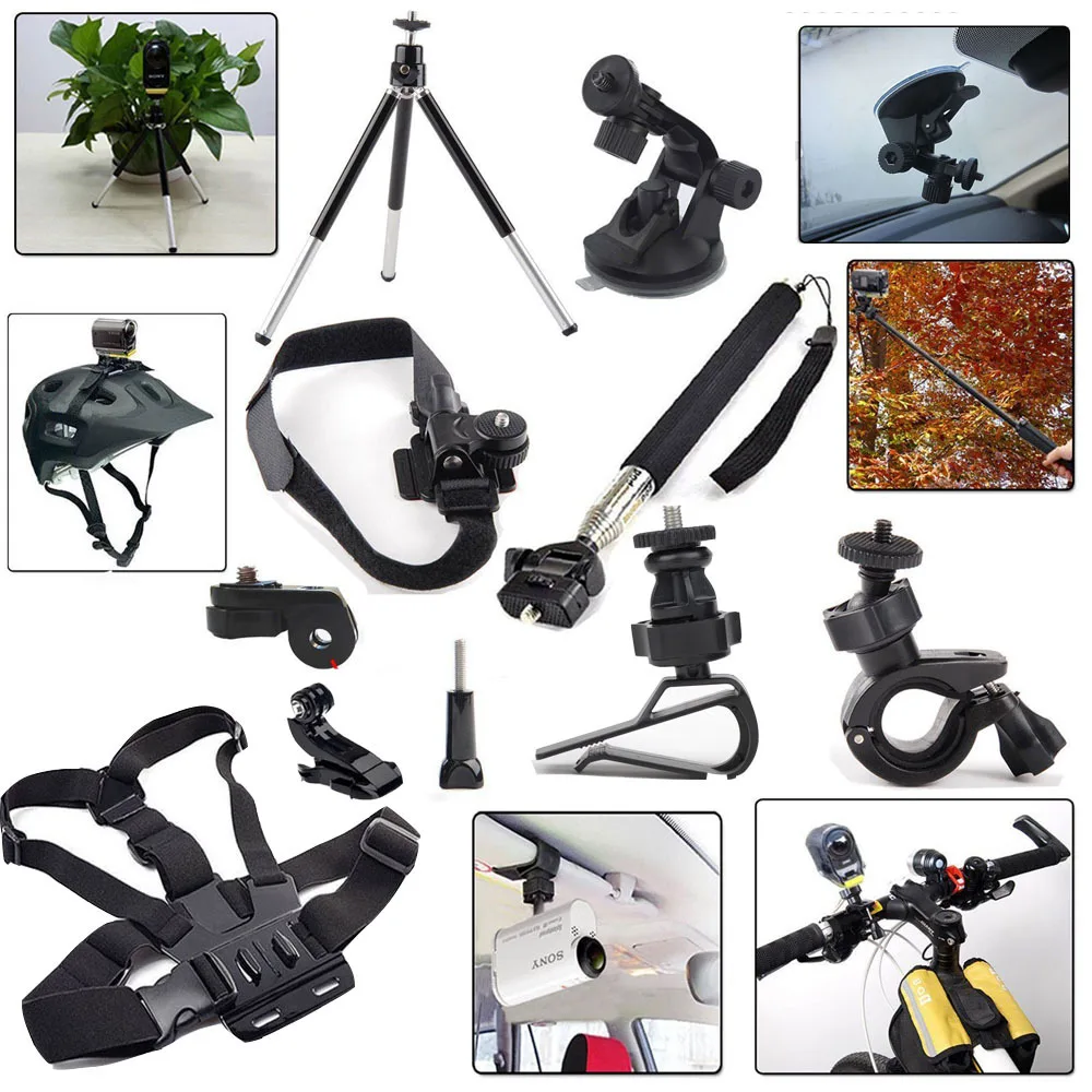 Ion Air Pro Kit Accessories Mount Kit for Sony Action Cam HDR AS15 AS20
