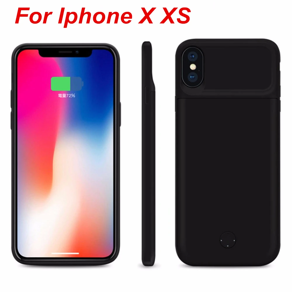 3600 мАч для iphone X XS чехол батареи умный высококачественный зарядного устройства