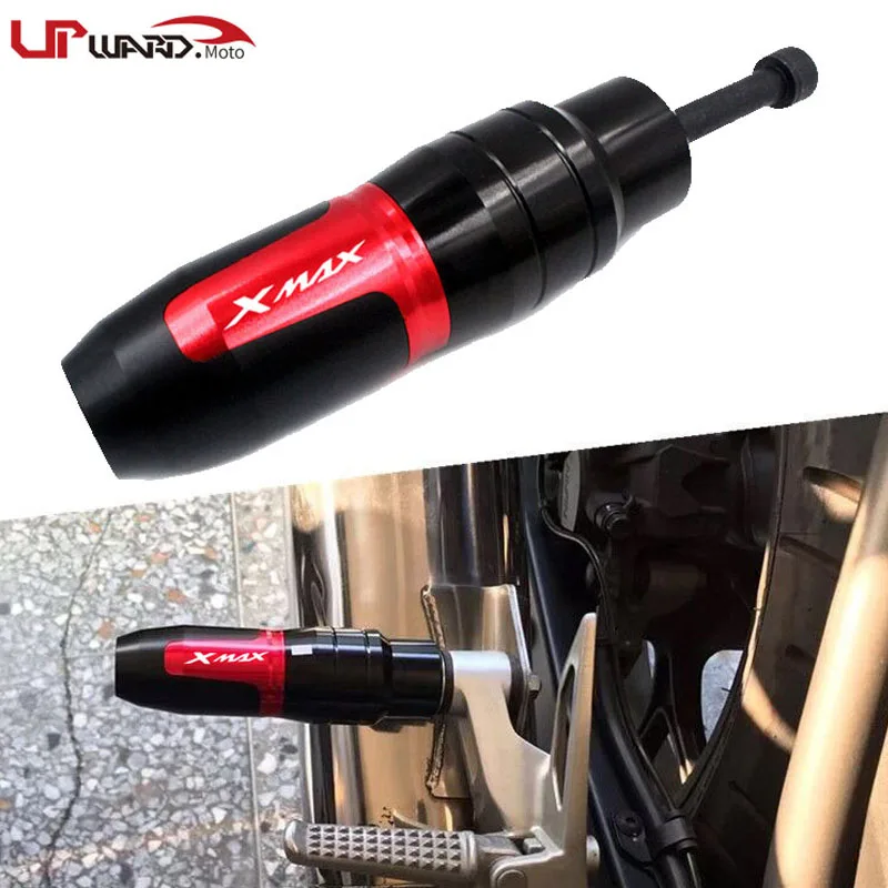 

For YAMAHA XMAX 125 250 300 400 XMAX300 X Motorcycle Accessories CNC Frame Crash Pads Exhaust Sliders Crash Protector With logo