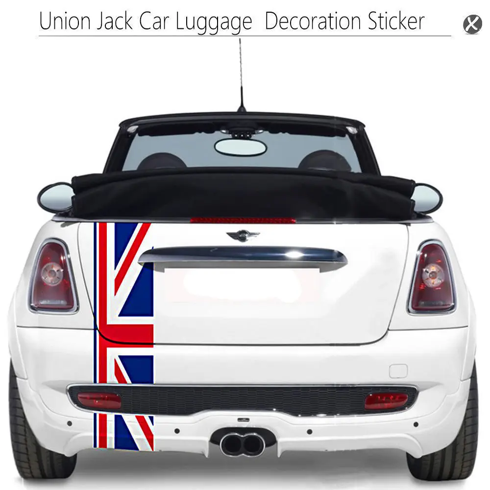 Car styling Accessories For Mini Cooper Union jack Trunk Luggage Decor ...