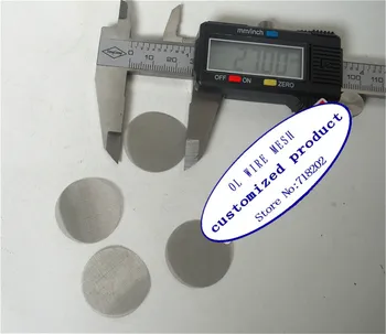 

R=20mm filter discs/filter mesh (12 mesh/150 mesh/200 mesh ) 100 pcs/lot (80/120/150/325 mesh can customized)