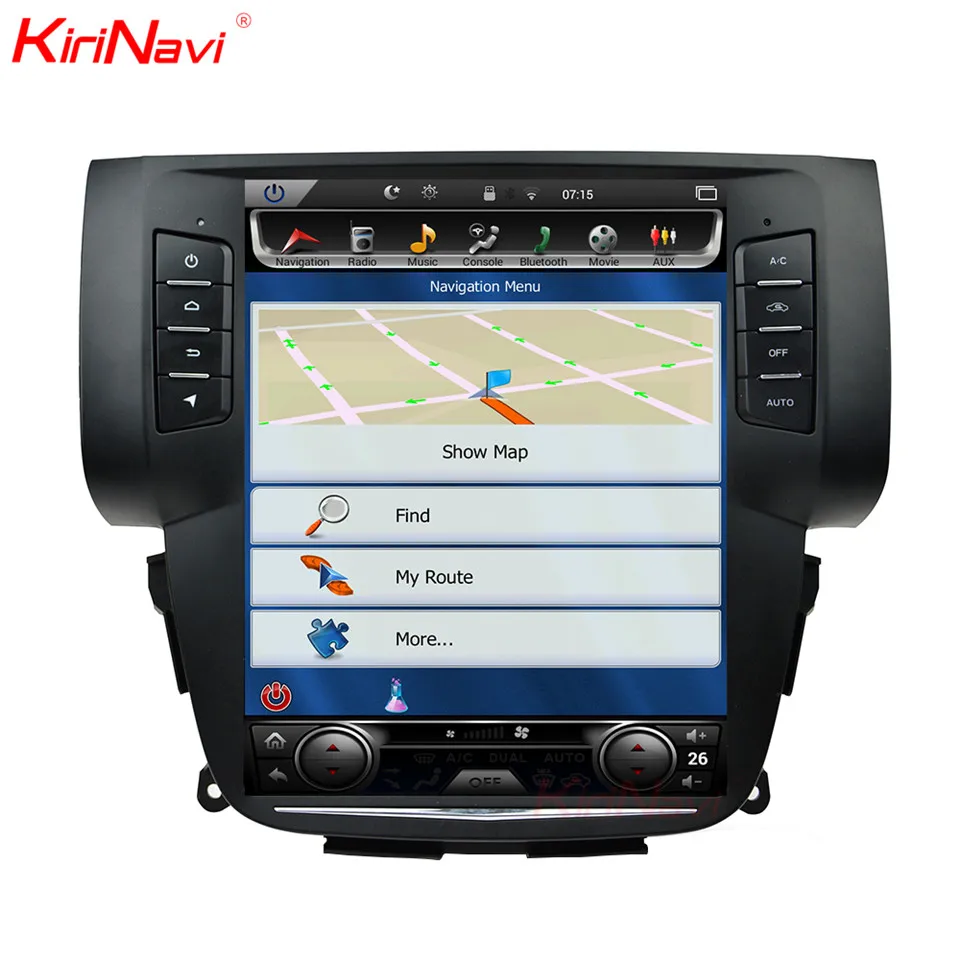 Sale KiriNavi Vertical Screen Tesla Style 10.4 Inch Android 6.0 Car Radio For Nissan Sylphy GPS Navigation Systems Bluetooth WIFI 4G 1