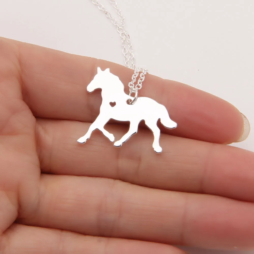 Horse Necklace Lover Stallion Horseback Riding Stocking Stuffer Cute