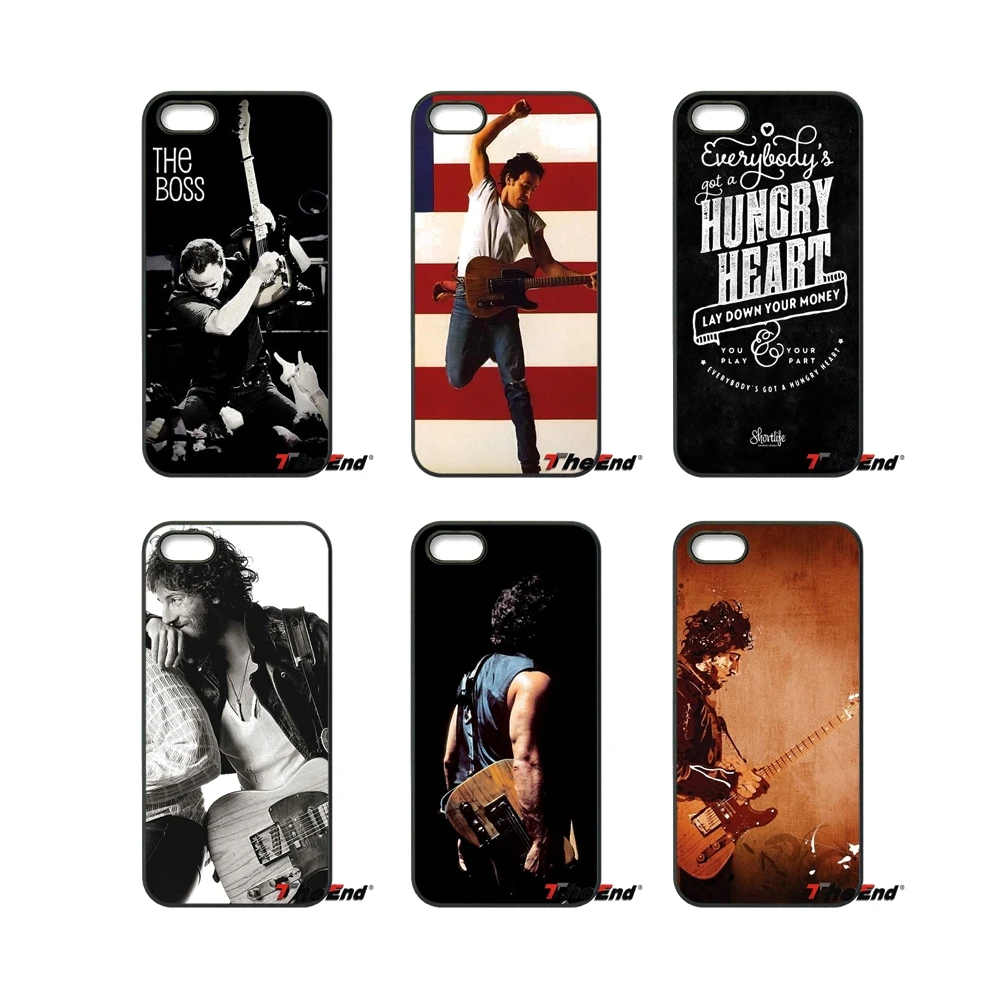 

For iPhone X 4S 5 5C SE 6 6S 7 8 Plus Samsung Galaxy Grand Core Prime Alpha Bruce Springsteen born to run Phone Ring Holder Case