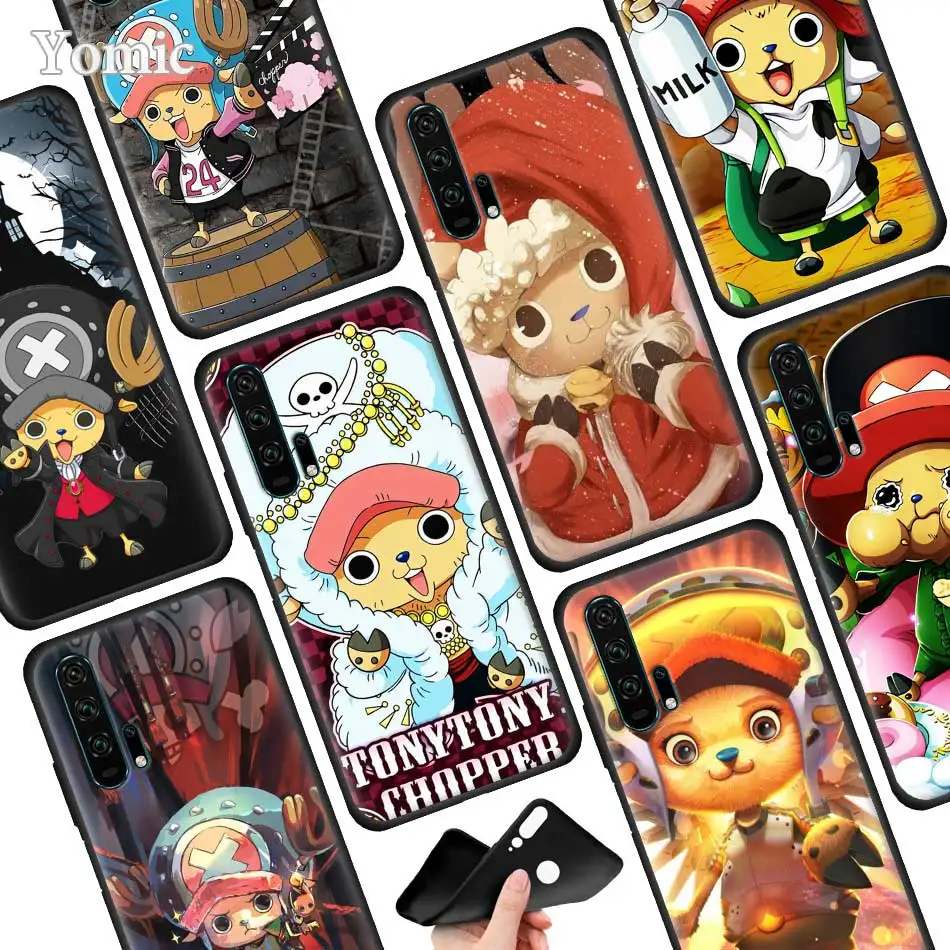 

Cute Tony Tony Chopper One Piece Silicone Phone Case for Huawei Honor 20 Pro 20 10 Lite 8X 8C 8A 8S V20 20i Play Enjoy 9S 9E Cov