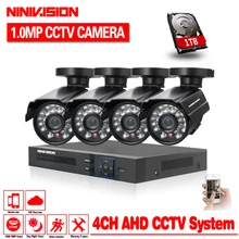 Hot Sale!4CH 1080N HDMI DVR Security System&720P 2000TVL HD Outdoor Weatherproof CCTV Camera Home Video Surveillance Email Alarm