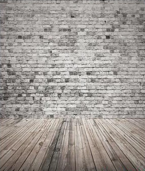 

LIFE MAGIC BOX Photography Backdrops Bars Wooden Floors, Gray Walls Background Fz1 Photo Studio Mh-30