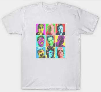 

HAMMER HORROR T SHIRT FRANKENSTEIN DRACULA MUMMY RETURNS FILM MOVIE T-shirt Men White Short Sleeve Cotton Print