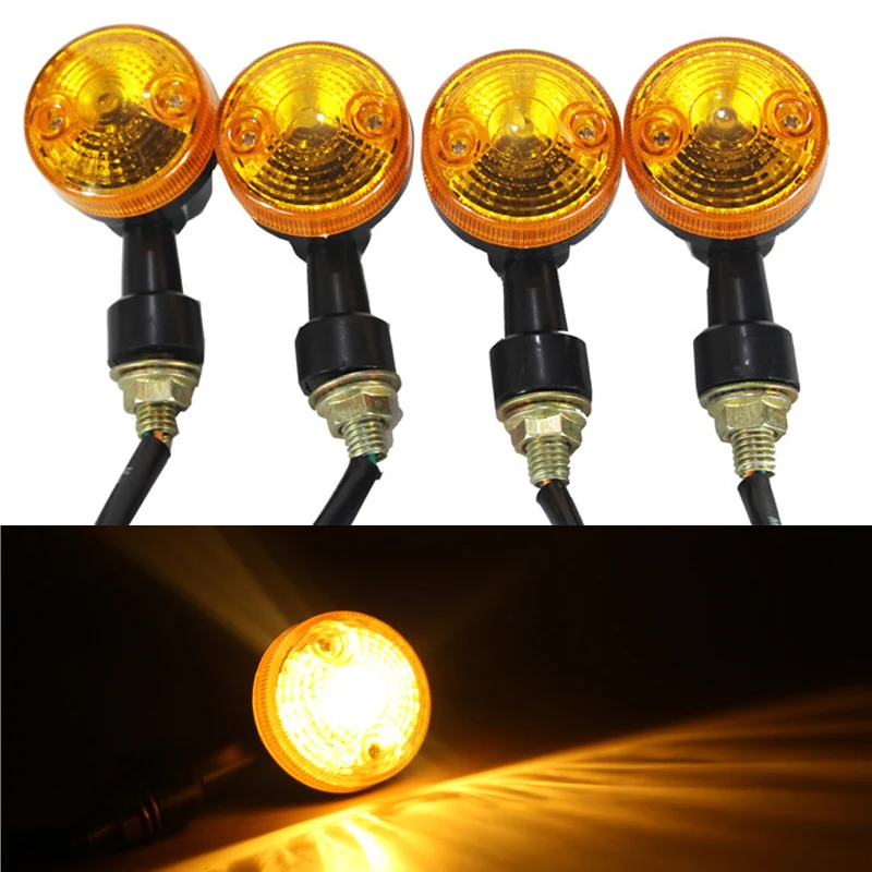 4PCS Motor Motorcycle blinker Turn Signal Light Direction Indicator