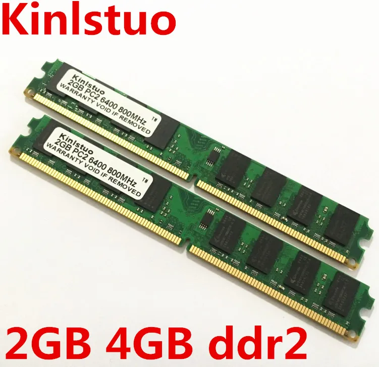 Kinlstuo Новая герметичная DDR2 800/PC2 6400 1 Гб 2 ГБ 4 ГБ оперативная память для рабочего стола совместима с DDR2 667 МГц