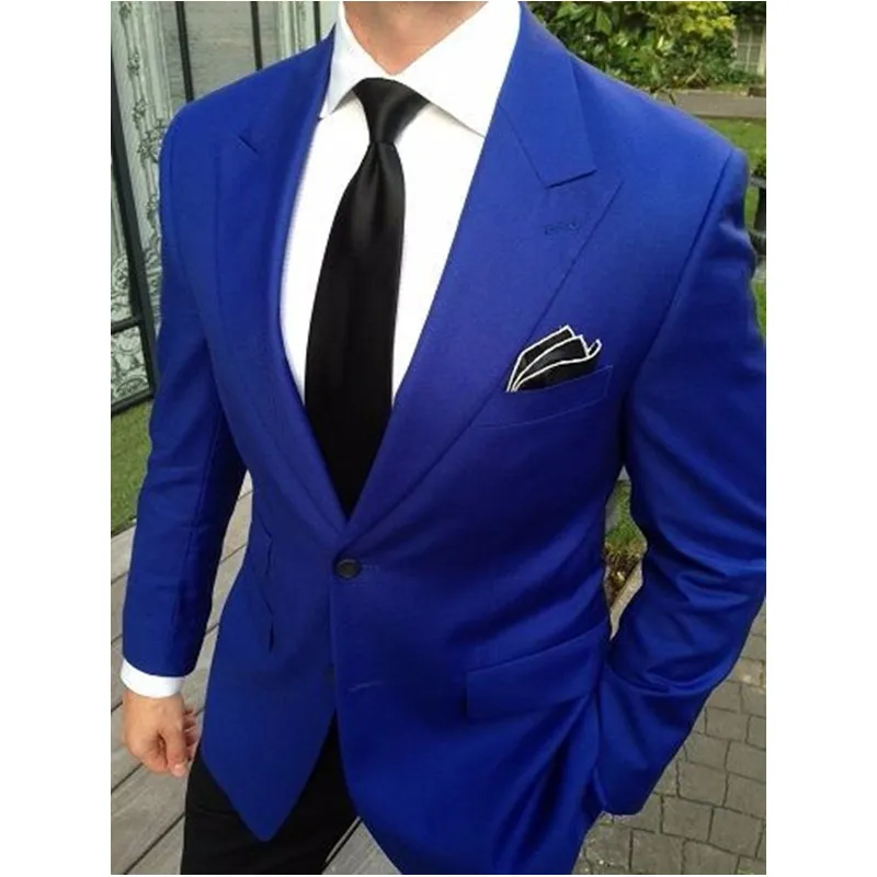 

Custom Made Mens Suits Groom Tuxedos Groomsmen Wedding Party Dinner Best Man Suits Blazer (Jacket+Pants)