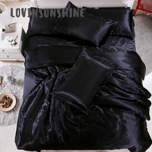 LOVINSUNSHINE роскошное покрывало, постельные принадлежности, королевское шелковое покрывало, одеяло, сплошной цвет AB#14